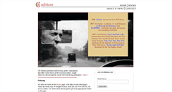 Desktop Screenshot of cbeditions.com